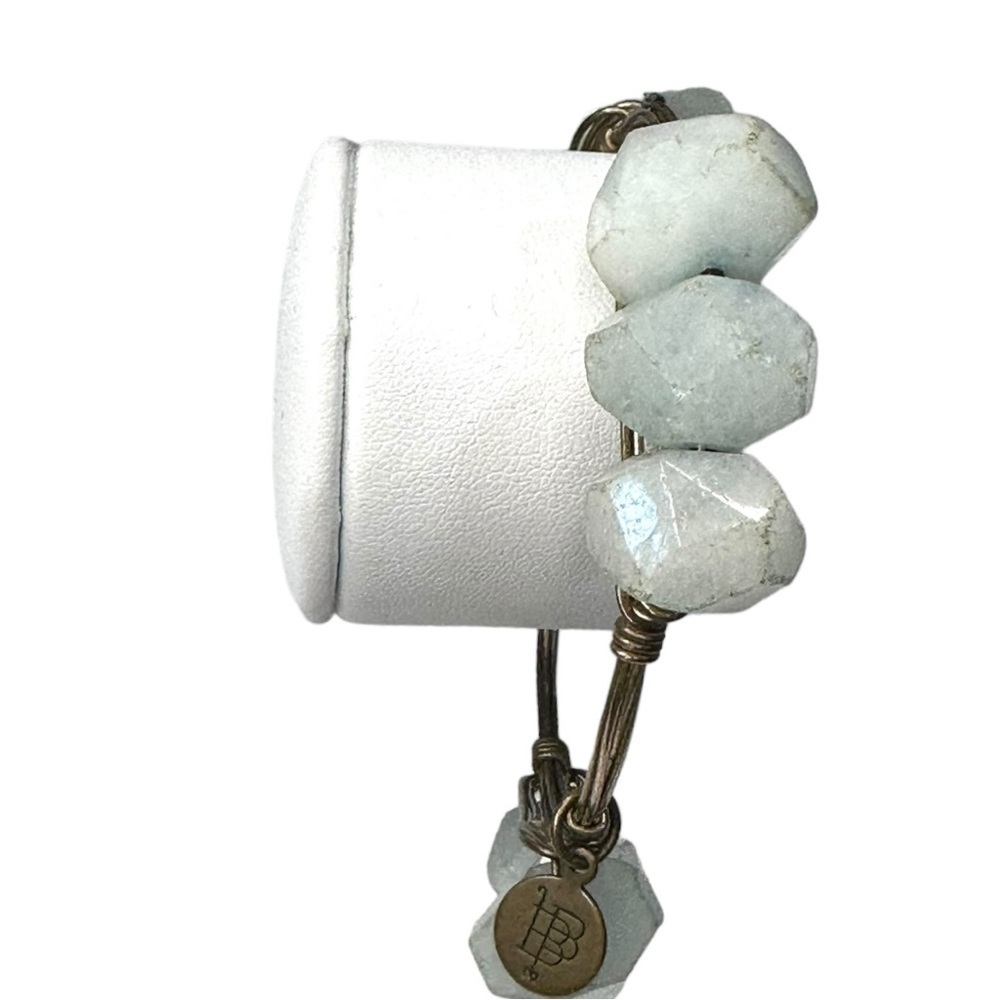 Bourbon & Boweties White Stone Bracelet